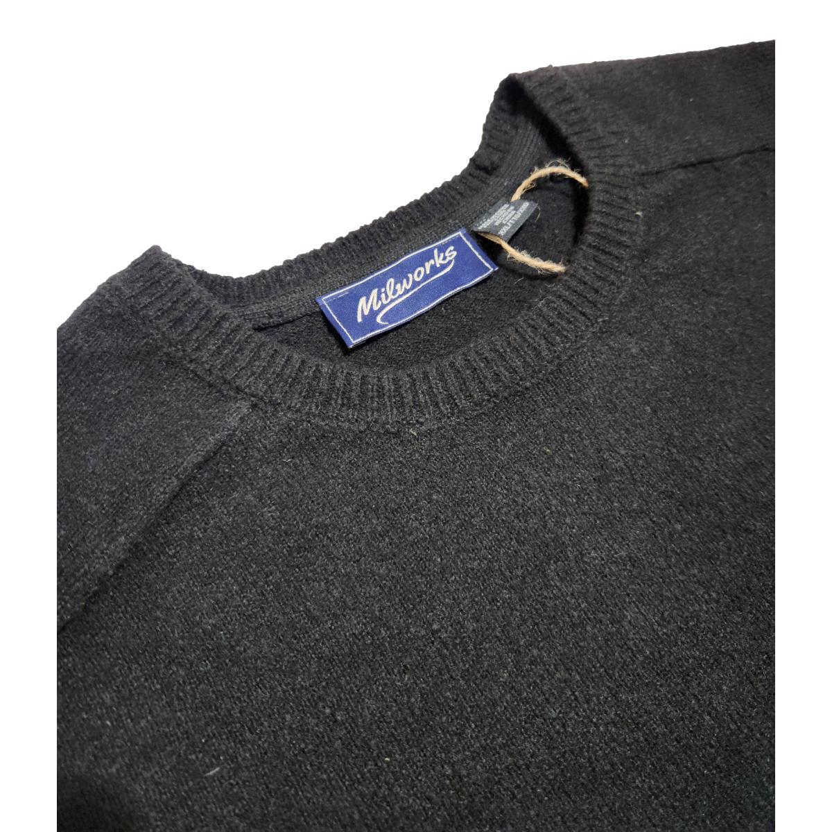 Everyday Crew Sweater Deep Black - sweater