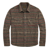 Fair Isle Wool-Blend Workshirt Red Multi - Overshirt