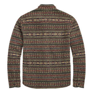 Fair Isle Wool-Blend Workshirt Red Multi - Overshirt