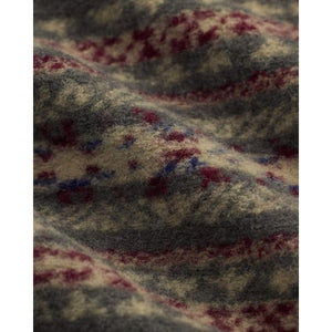 Fair Isle Wool-Blend Workshirt Red Multi - Overshirt