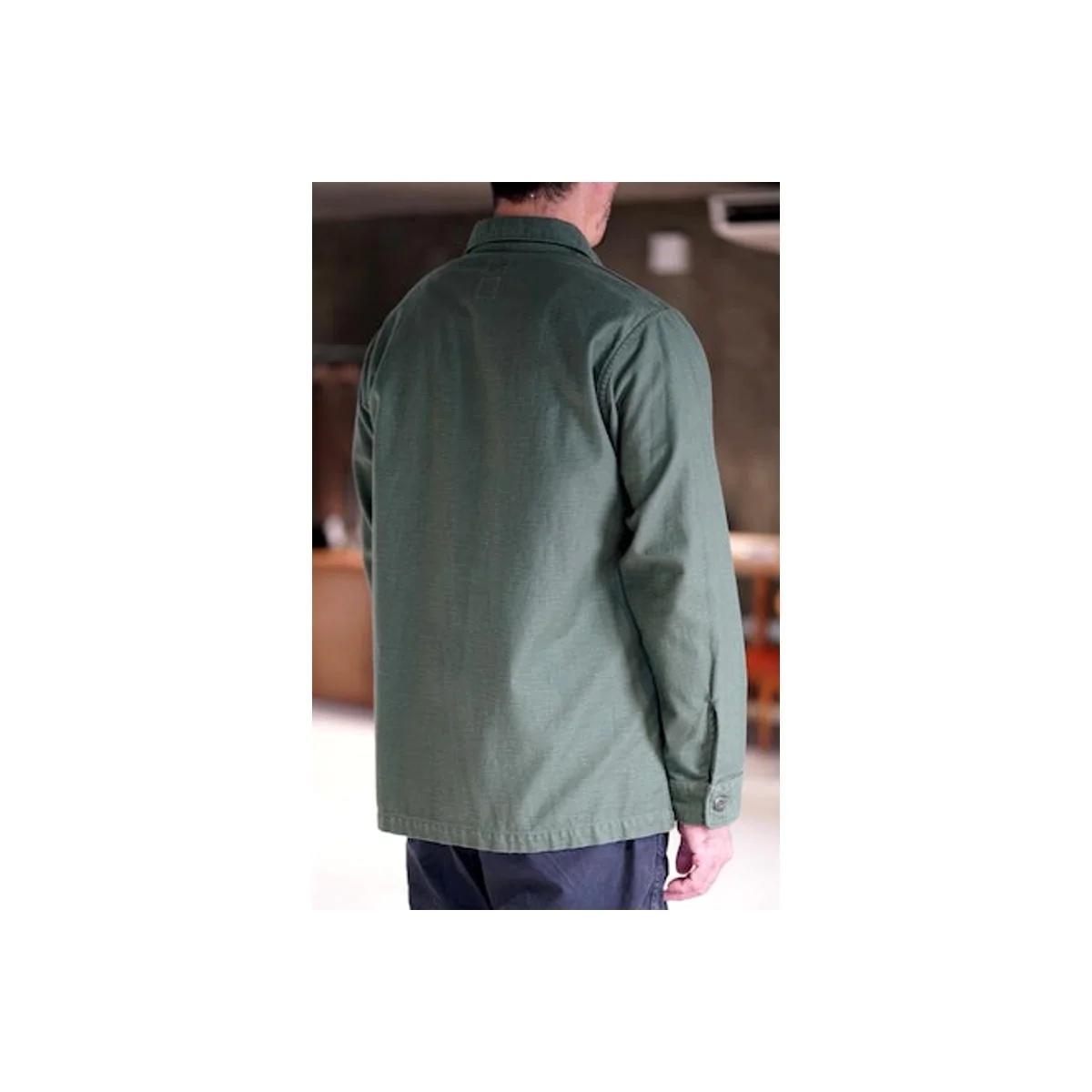 Fatigue Shirt Jacket Green - Shirt Jacket