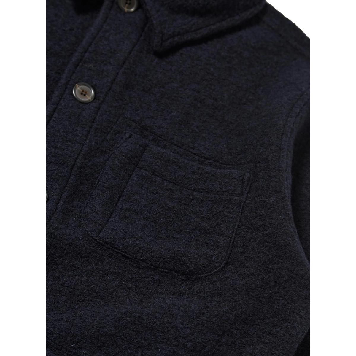 Field Jacket Navy Wool - Jacket