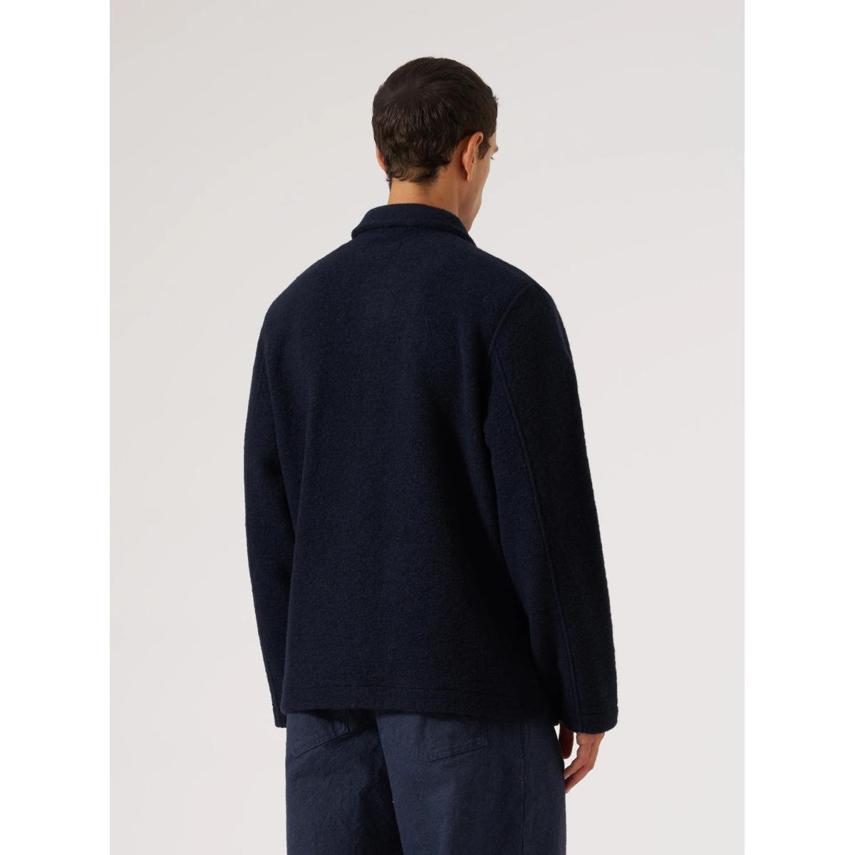 Field Jacket Navy Wool - Jacket