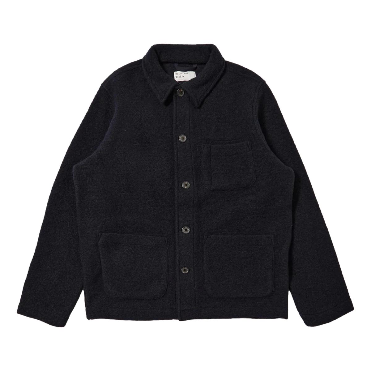 Field Jacket Navy Wool - Jacket