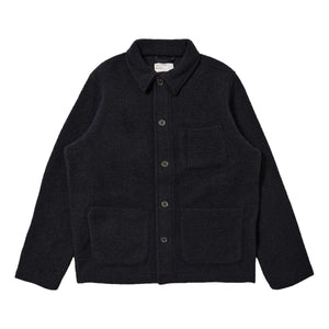 Field Jacket Navy Wool - Jacket
