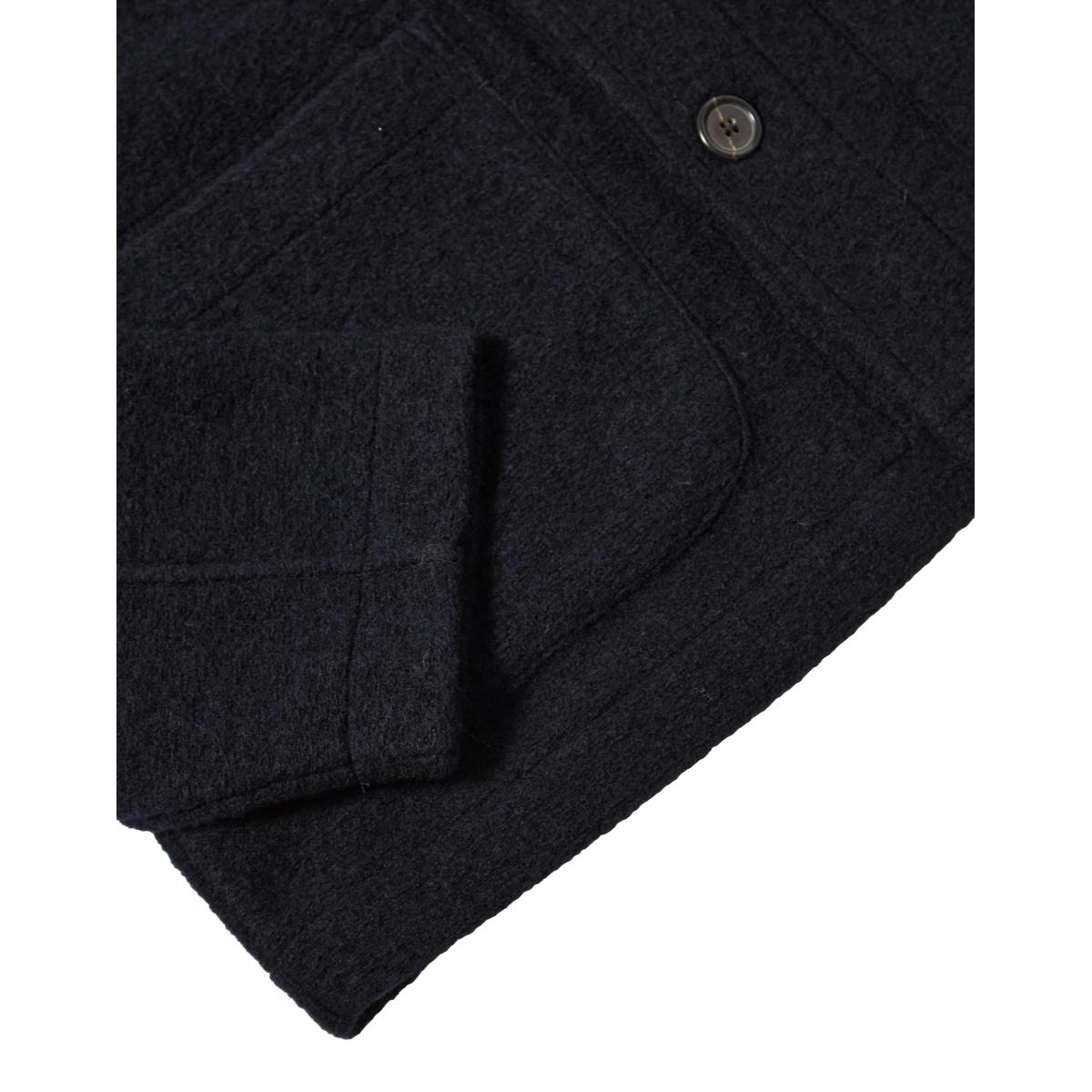 Field Jacket Navy Wool - Jacket
