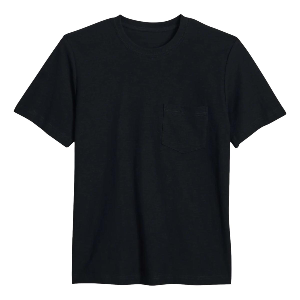 Fieldhouse Slub Pocket Tee Black - T Shirts