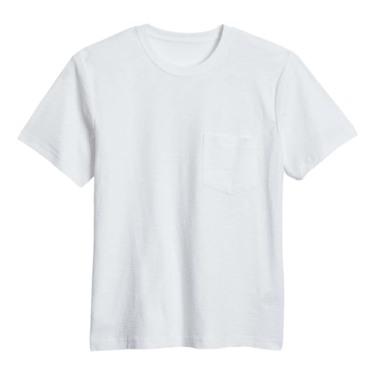Fieldhouse Slub Pocket Tee White - T Shirts