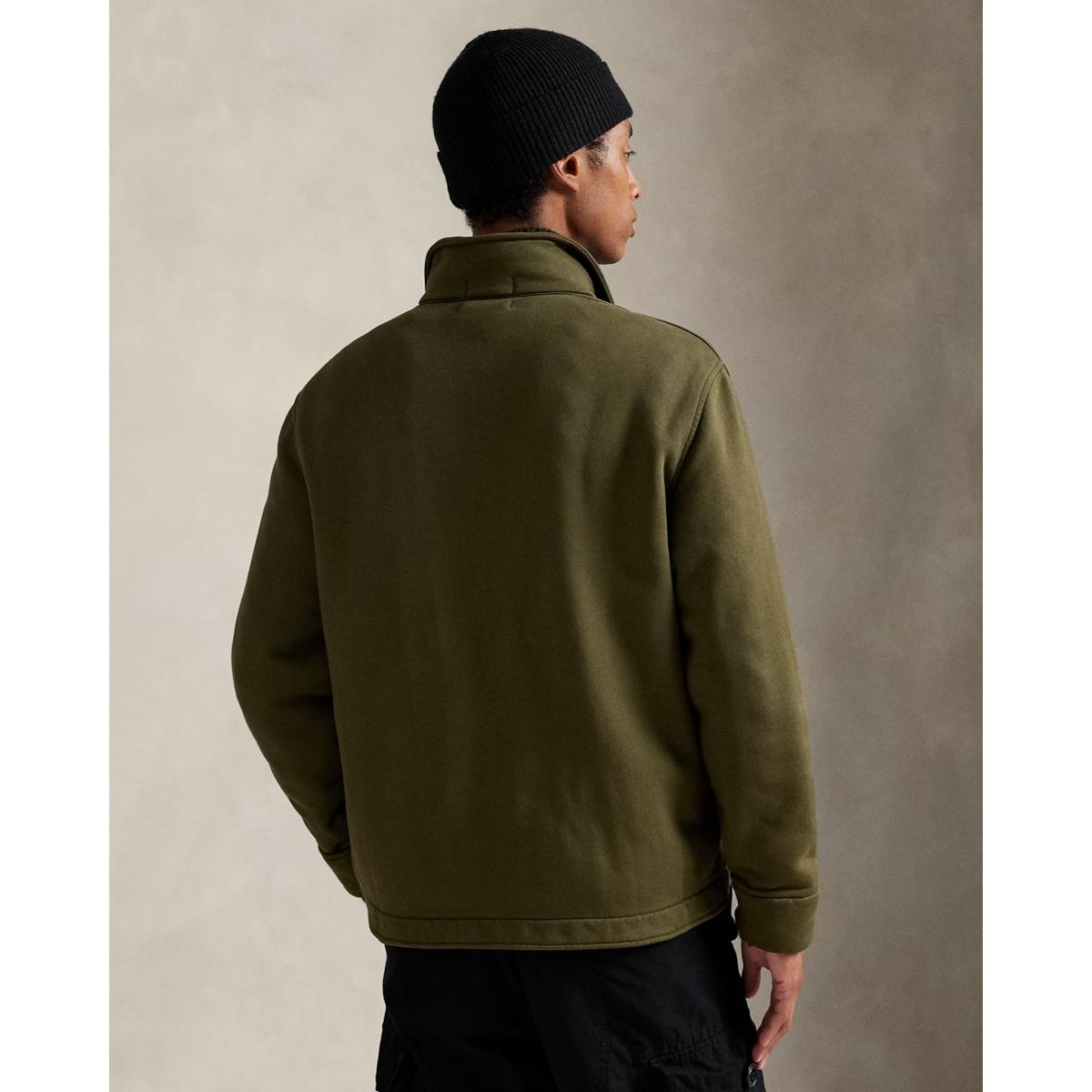 Fleece Deck Jacket Company Olive - knitwear