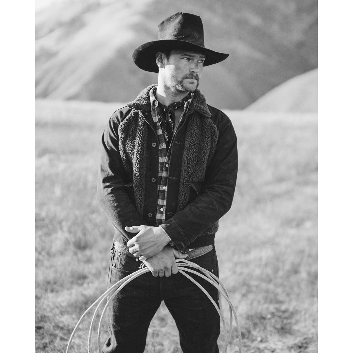 RRL Fleece-Paneled Canvas Jacket Vintage Black Brown - MILWORKS