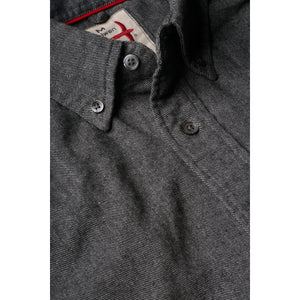 Flyweight Brushed Twill Button Down Smoke - Shirts