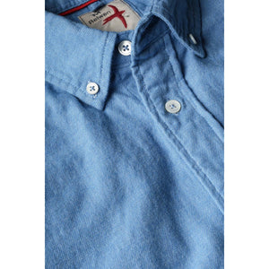 Flyweight Flannel Fench Blue Twill - Shirts