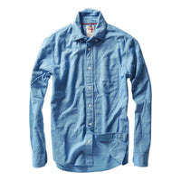 Flyweight Flannel Fench Blue Twill - Shirts