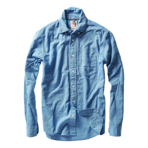 Flyweight Flannel Fench Blue Twill - Shirts