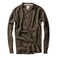 French Rib Henley Loden Heather - Henley