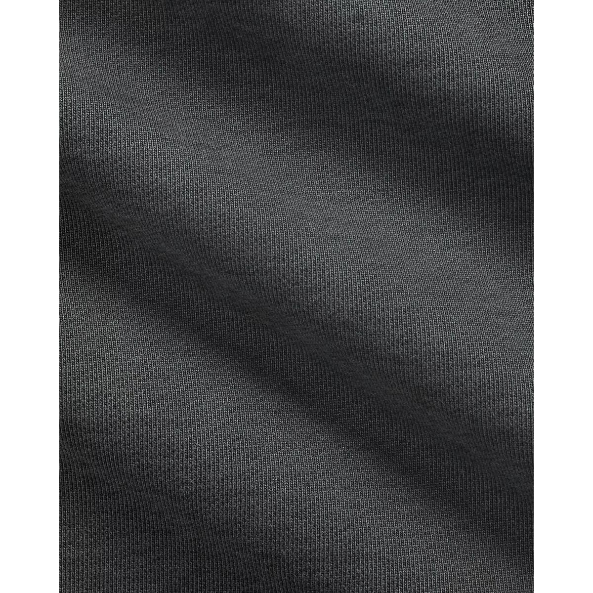 French Terry Quarter-Zip Pullover Faded Black - sweatshirt