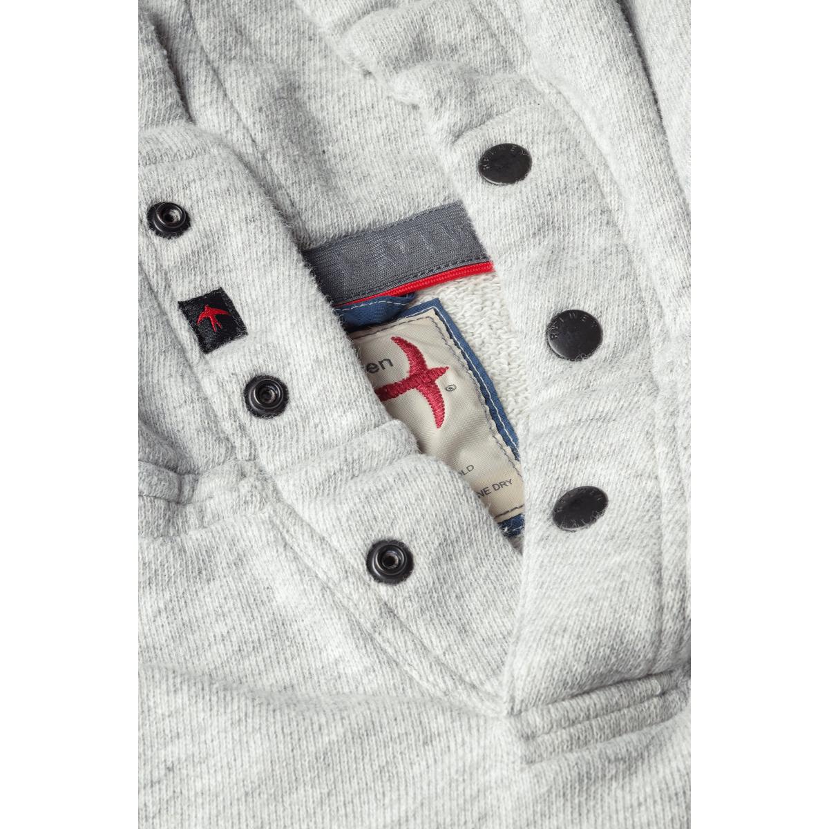 Frenchloom Hoodie Bone Heather - Sweatshirt