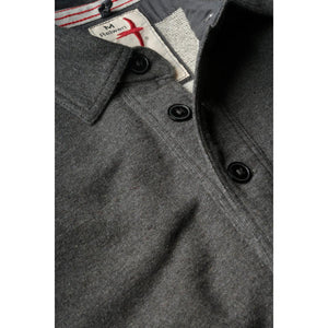 Frenchloop Polo Dk Grey Hthr - Polo