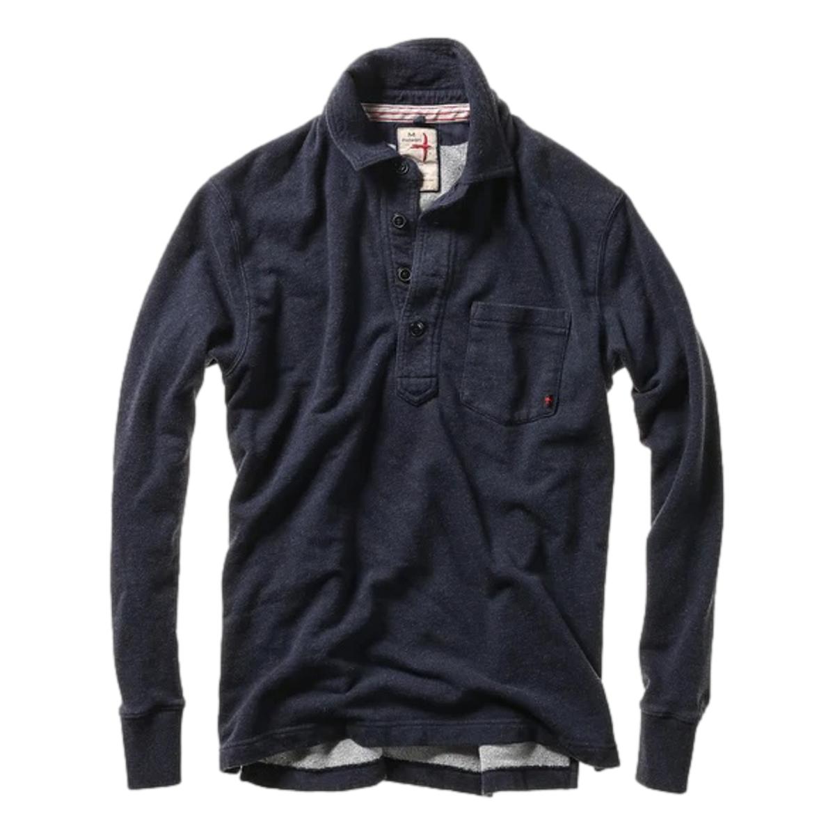 Frenchloop Polo Navy Hthr - Polo