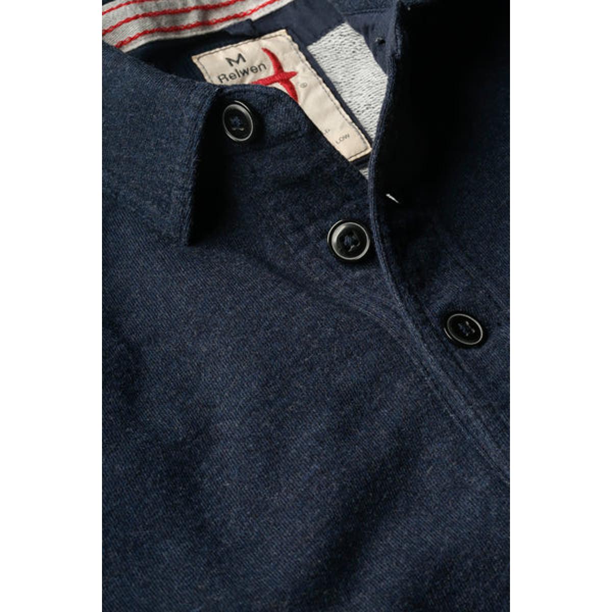 Frenchloop Polo Navy Hthr - Polo