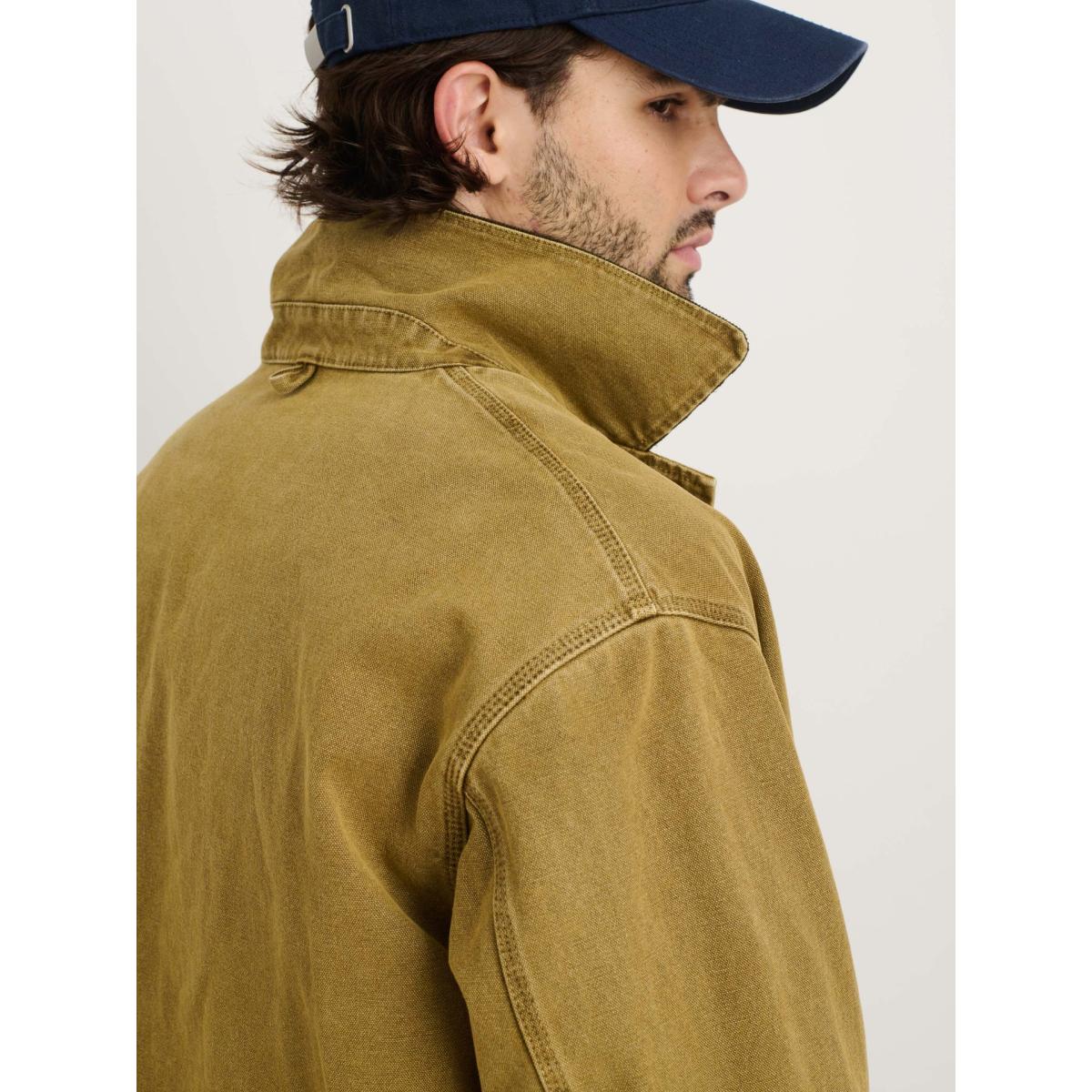 Frontier Jacket In Canvas Khaki - Jacket