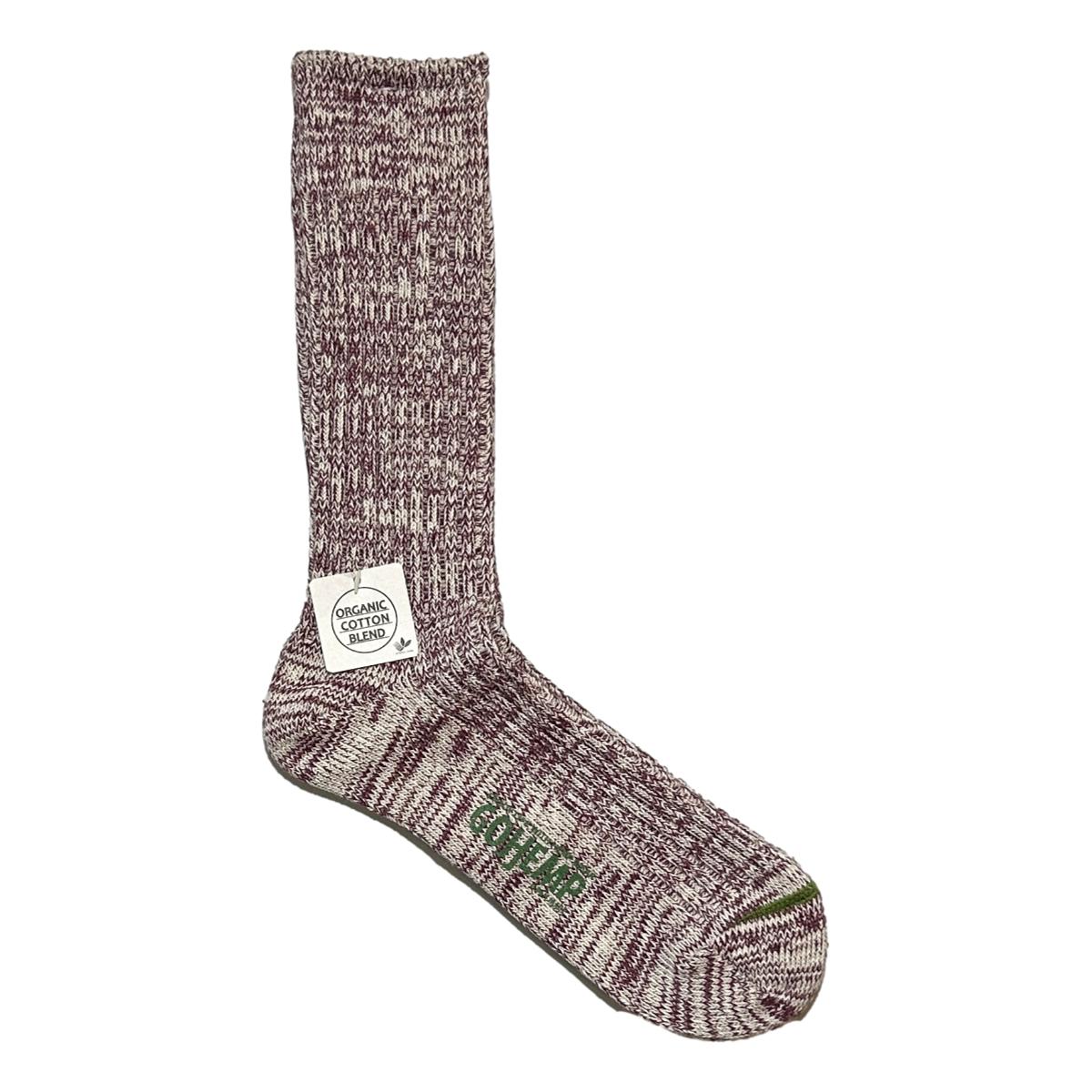 G0 Hemp Crew Wine - Socks