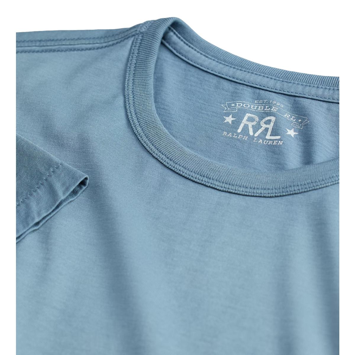 Garment-Dyed Crewneck T-Shirt Cast Green - T Shirt