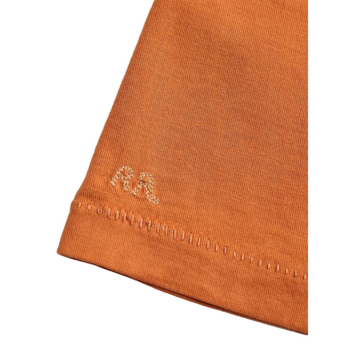 Garment-Dyed Crewneck T-Shirt Sweet Potato - T Shirt