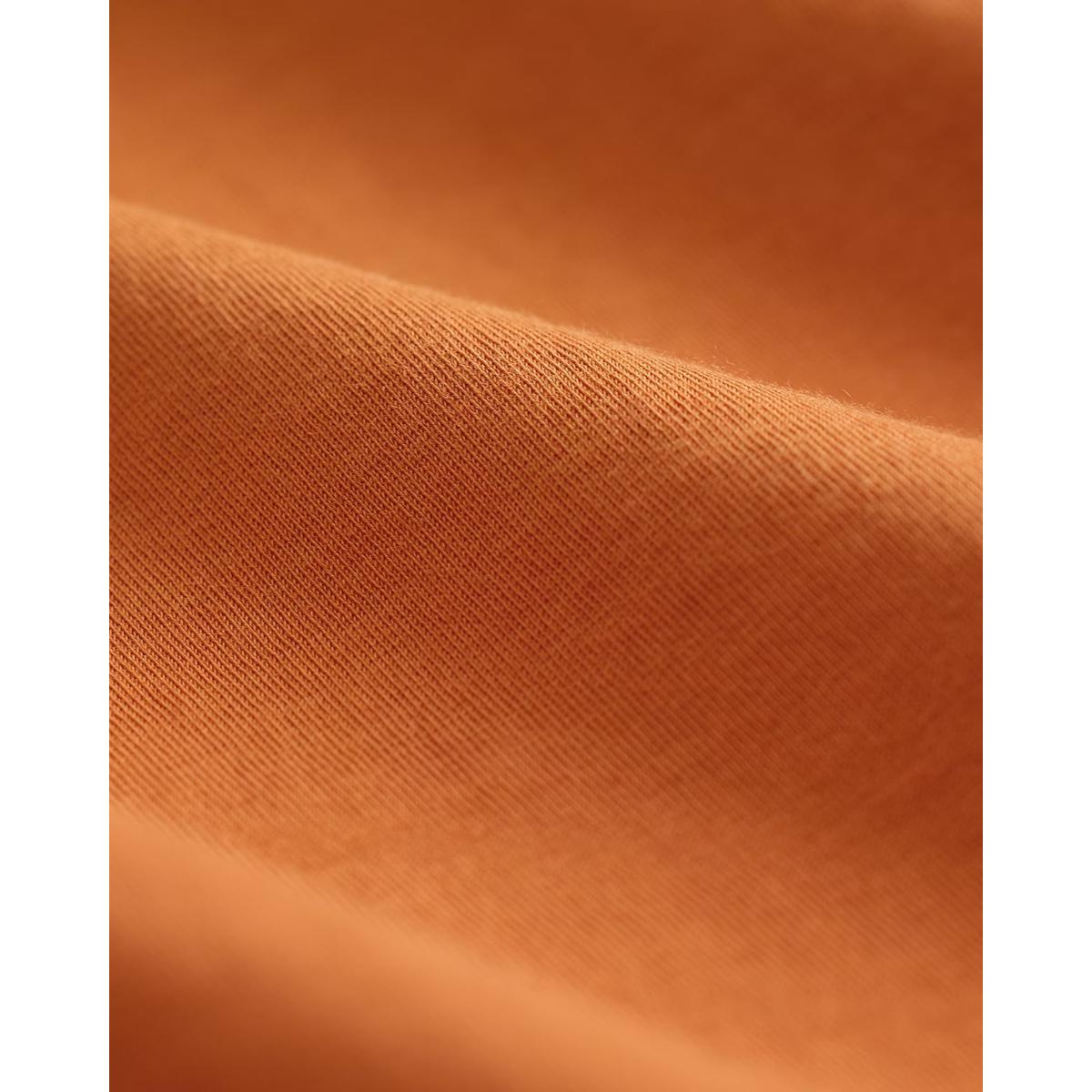 Garment-Dyed Crewneck T-Shirt Sweet Potato - T Shirt