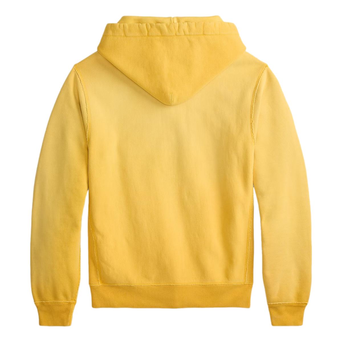 Garment-Dyed Fleece Hoodie Campus Yellow - sweatshirt