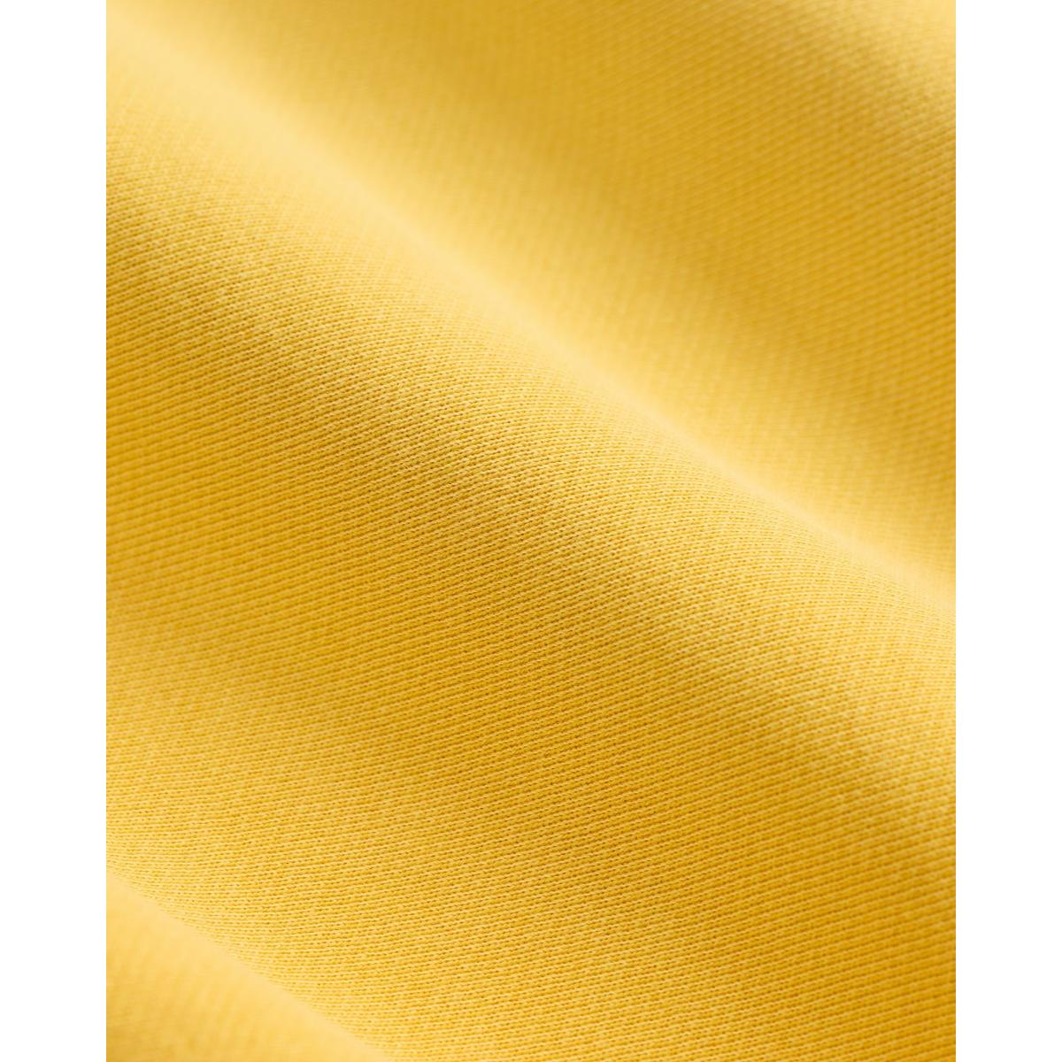 Garment-Dyed Fleece Hoodie Campus Yellow - sweatshirt