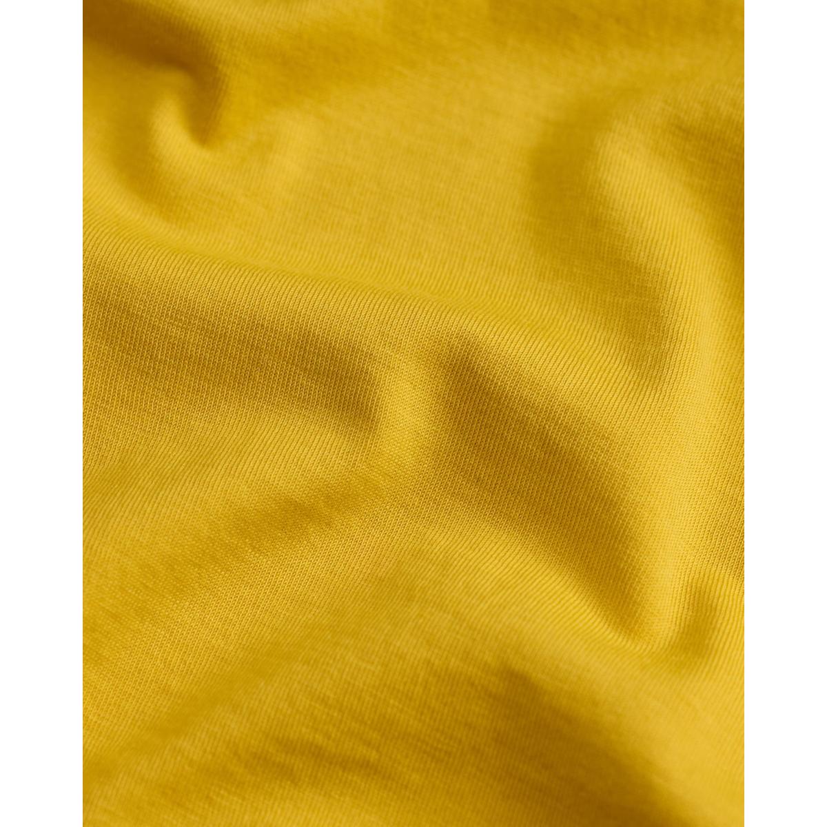 Garment-Dyed Jersey Graphic T-Shirt Vintage Yellow - T Shirt