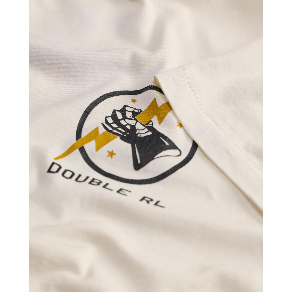 Garment-Dyed Jersey Graphic T-Shirt Warm White - T Shirt