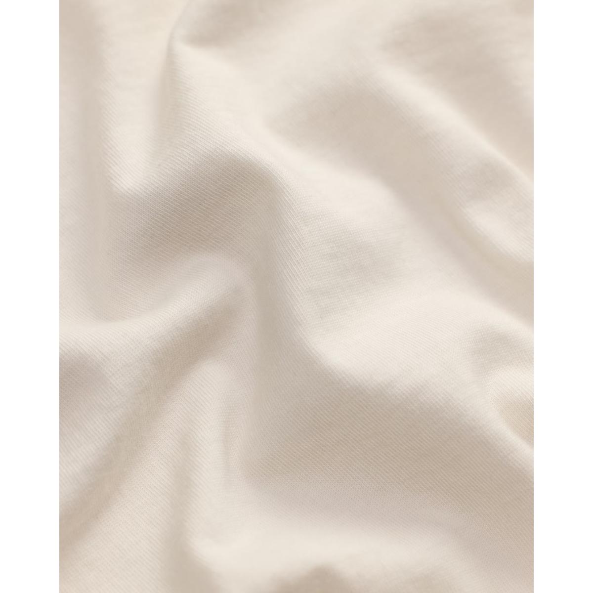 Garment-Dyed Jersey Graphic T-Shirt Warm White - T Shirt