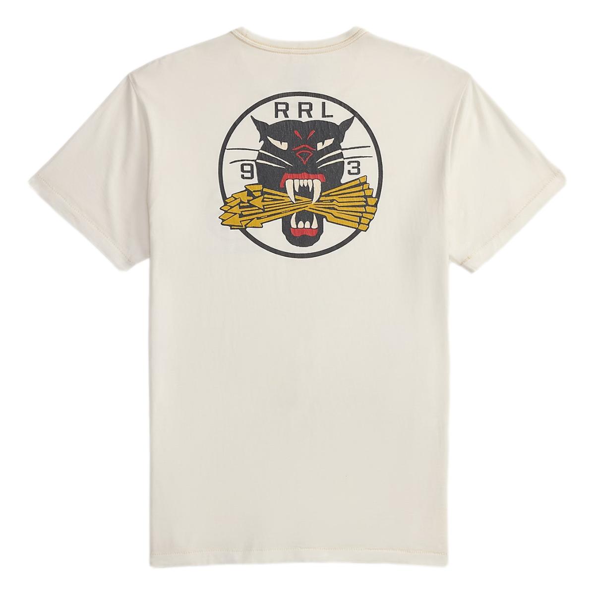 Garment-Dyed Jersey Graphic T-Shirt Warm White - T Shirt