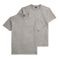 Garment-Dyed Pocket T-Shirt 2-Pack Grey Heather - T Shirt