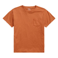 Garment-Dyed Pocket T-Shirt Orange - T Shirt