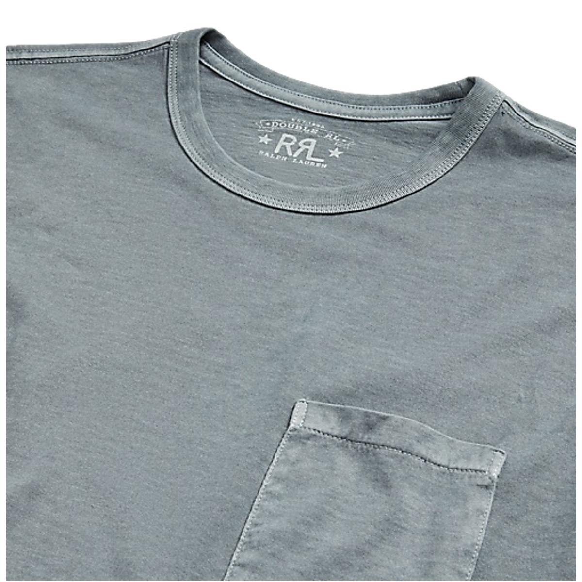 Garment-Dyed Pocket T-Shirt Sea Green - T Shirt