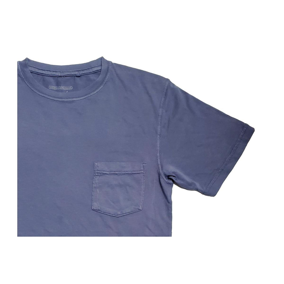 Garment Dyed Pocket Tee Blue Horizon-Milworks-MILWORKS