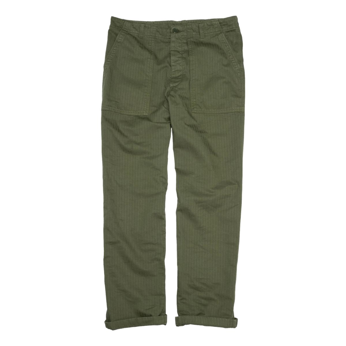 Garment Dyed Utility Pant in Olive Drab - Fatigue Pant