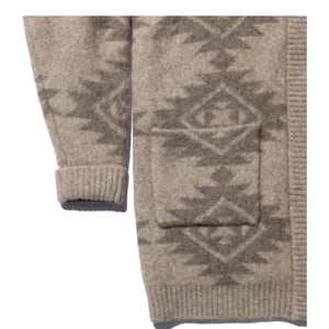 Gown Native Pattern Jacquard Beige - One Size - Sweater