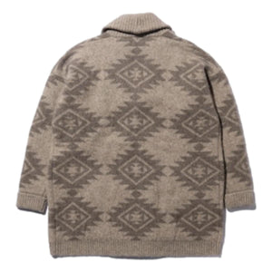 Gown Native Pattern Jacquard Beige - One Size - Sweater