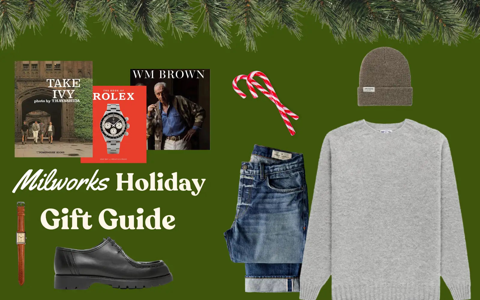 Gray knit beanie with a small white label on the cuff