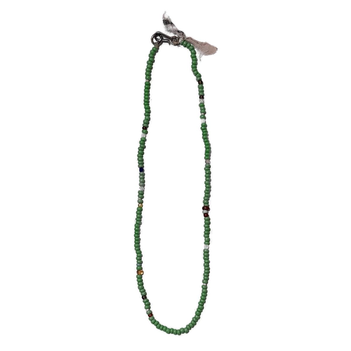 Green Bead Necklace - Necklace