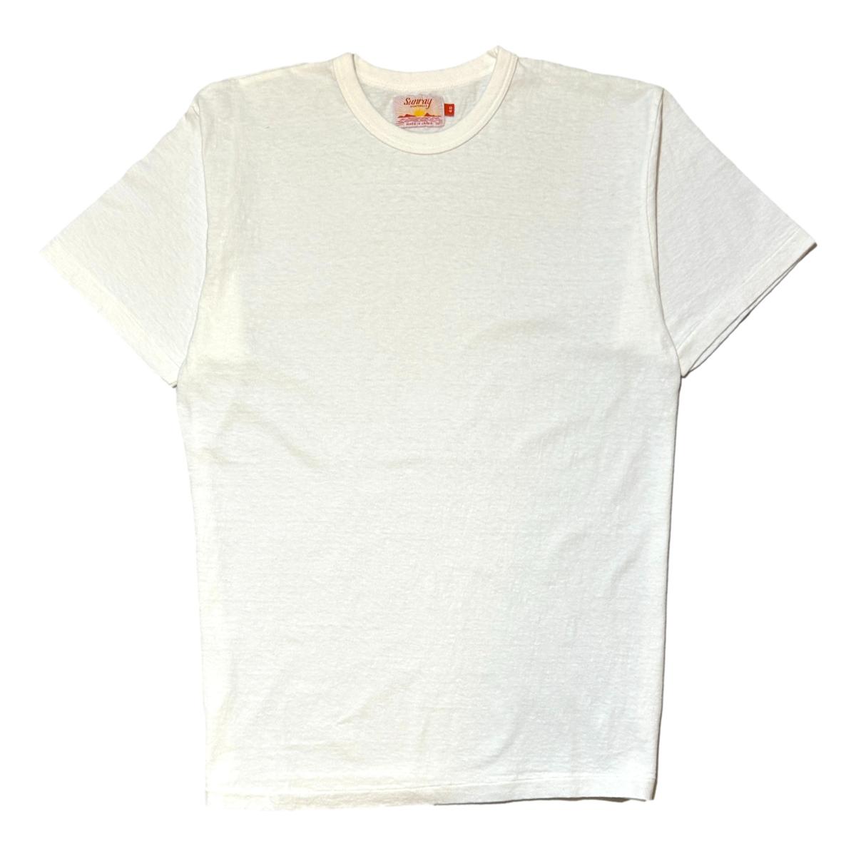 Haleiwa Loopwheel Tee Off White - T-Shirt