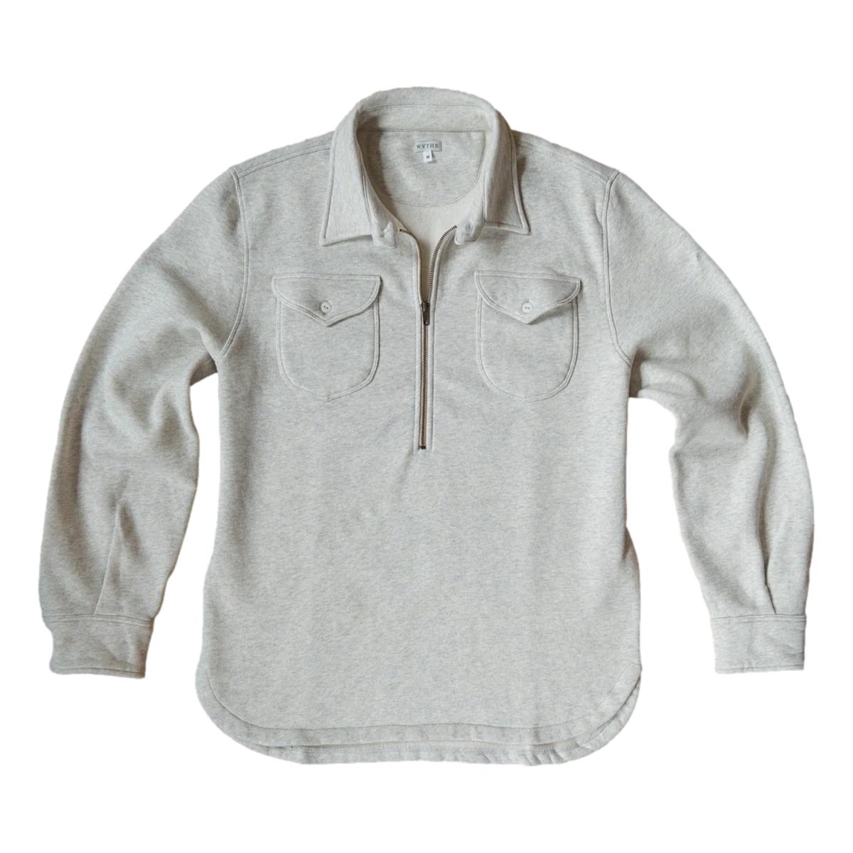 Half-Zip Sweatshirt Heather Grey - Sweatshirt