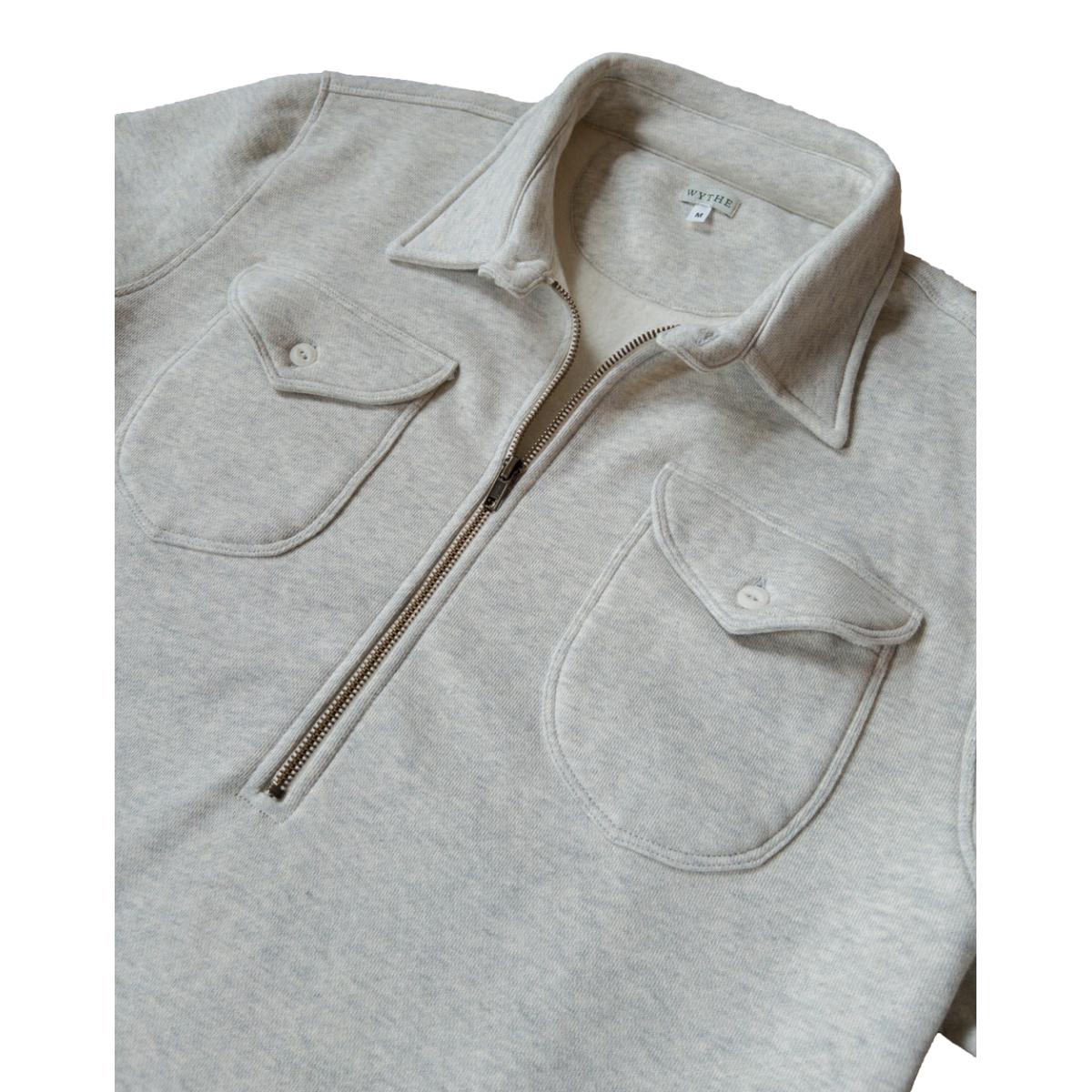 Half-Zip Sweatshirt Heather Grey - Sweatshirt