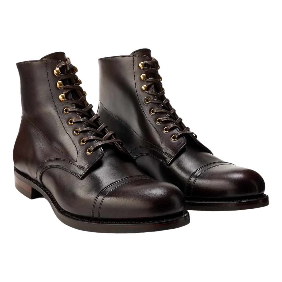 Hand-Burnished Leather Boot - Boots