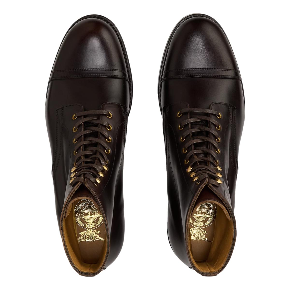 Hand-Burnished Leather Boot - Boots