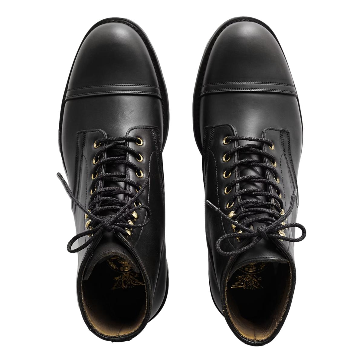 Hand-Burnished Leather Boot - Boots